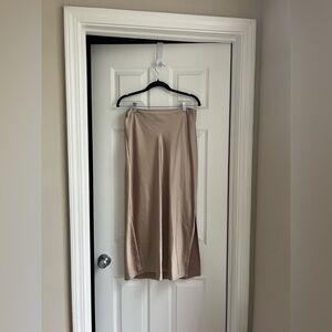 Old Navy Tan Pencil Skirt
